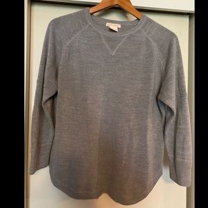 ❤️❤️SWEET ROMEO gray long sleeve shirt